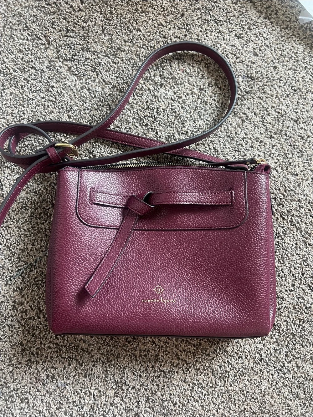 Nanette Lepore Gallia Burgandy Crossbody
